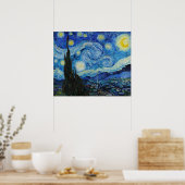 De Sterrennacht (1889) Poster (Keuken)