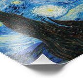 De Sterrennacht (1889) van Vincent Van Gogh Foto Afdruk (Hoek)