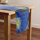 De Sterrennacht, 1889, van Vincent van Gogh Korte Tafelloper (Voorbeeld)