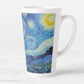 De Sterrennacht (1889) van Vincent Van Gogh Latte Mok (Rechts)