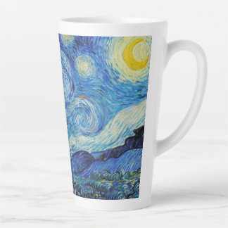 De Sterrennacht (1889) van Vincent Van Gogh Latte Mok