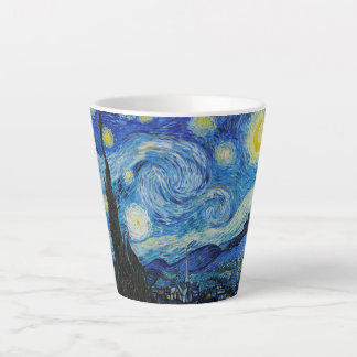 De Sterrennacht (1889) van Vincent Van Gogh Latte Mok