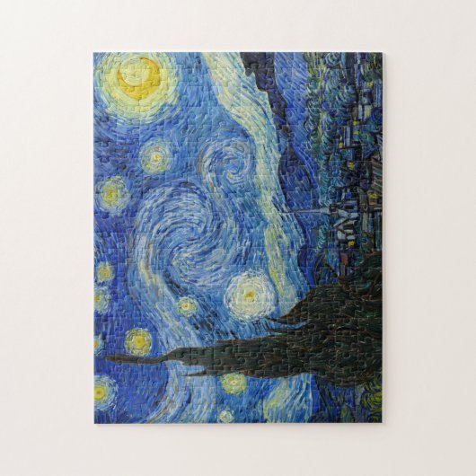 De Sterrennacht, 1889, van Vincent van Gogh Legpuzzel (Verticaal)