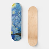 De Sterrennacht (1889) van Vincent Van Gogh Persoonlijk Skateboard (Voorkant)