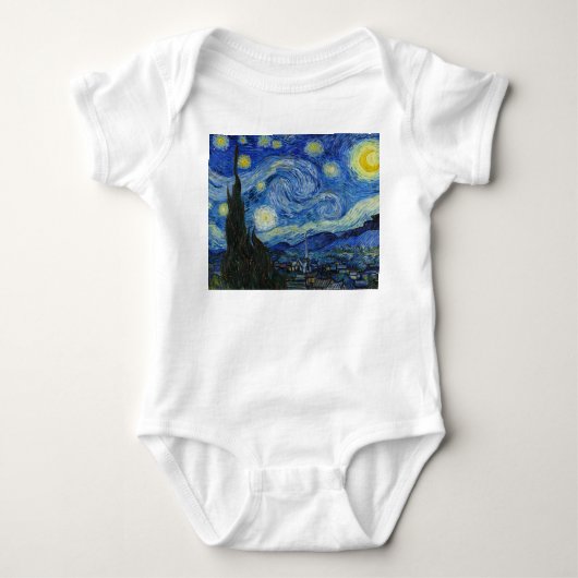 De Sterrennacht, 1889, van Vincent van Gogh Romper (Voorkant)