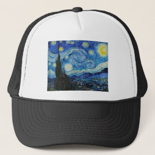 De Sterrennacht (1889) van Vincent Van Gogh Trucker Pet