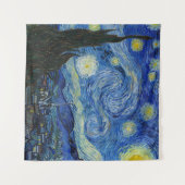 De Sterrennacht, 1889, van Vincent van Gogh Wandkleed (Voorkant (horizontaal))