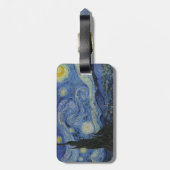 De Sterrennacht 1889 Vincent van Gogh Bagagelabel (Achterkant verticaal)