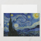 De Sterrennacht 1889 Vincent van Gogh Briefpapier (Voorkant / Achterkant)