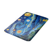 De Sterrennacht boven de kalme oceaan Badmat (Gekanteld)