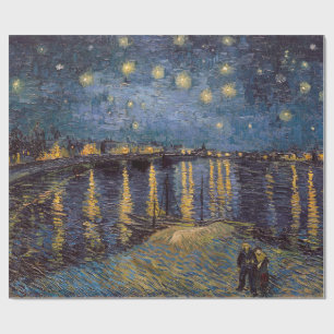 De sterrennacht boven de Rhône van Vincent Van Gog Cadeaupapier