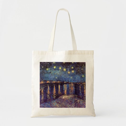 De sterrennacht boven de Rhône van Vincent van Gog Tote Bag (Voorkant)