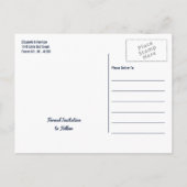 De Sterrennacht bruiloft bewaar de datum Aankondigingskaart (Achterkant)