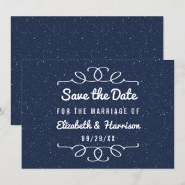 De Sterrennacht bruiloft bewaar de datum Save The Date