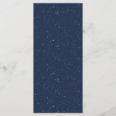 De Sterrennacht bruiloft Collectie - Menu (Achterkant)