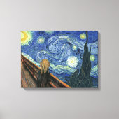 De Sterrennacht Canvas Afdruk (Voorkant)