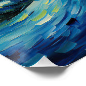 De sterrennacht - Dachshund Dog 002 - Qian wan Go Perfect Poster (Hoek)