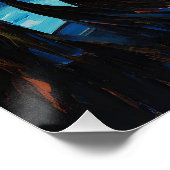 De sterrennacht - Franse Bulldog 002 - Qian wan G Perfect Poster (Hoek)