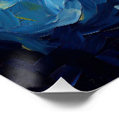 De sterrennacht - Goldendoodle Dog 002 - Qian wan Perfect Poster (Hoek)