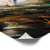 De sterrennacht - Grote Pyreneeën Puppy Dog 003 - Perfect Poster (Hoek)