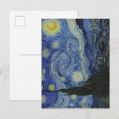 De Sterrennacht, olieverfschilderij, Vincent van G Briefkaart (Voorkant / Achterkant)