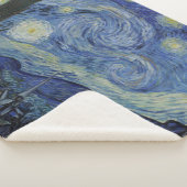 De Sterrennacht, olieverfschilderij, Vincent van G Sherpa Deken (3/4)