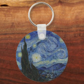De Sterrennacht, olieverfschilderij, Vincent van G Sleutelhanger (Voorkant)