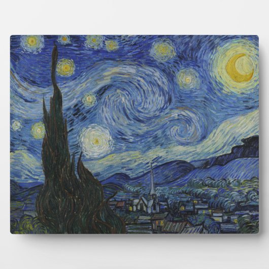 De Sterrennacht Plaque Fotoplaat (Voorkant)
