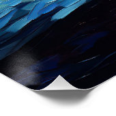 De sterrennacht - Pug Dog 002 - Qian wan Gogh Perfect Poster (Hoek)