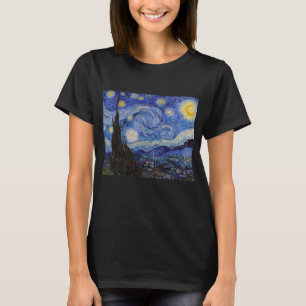 De sterrennacht: Saint-Rémy door Vincent van Gogh T-shirt