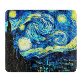 De sterrennacht snijplank (Voorkant)