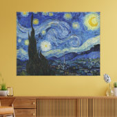 De Sterrennacht - Van Gogh (1888) Canvas Afdruk (Insitu (Woonkamer))