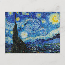 De Sterrennacht Van Gogh Art print Briefkaart