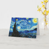 De Sterrennacht - Van Gogh Kaart (Gele Bloem)