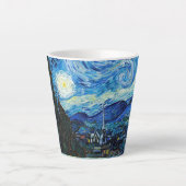 De Sterrennacht Van Gogh Latte Coffee-Mok Latte Mok (Voorkant)
