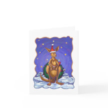 De Sterrennacht van Kerstmis van de kangoeroe