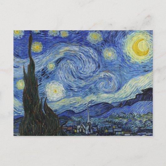 De Sterrennacht van Van Gogh Briefkaart (Voorkant)