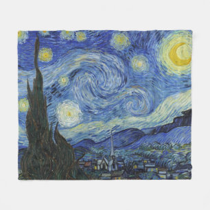 De Sterrennacht van Van Gogh Fleece Deken