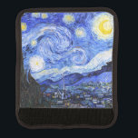 De Sterrennacht van Van Gogh Handvat Beschermer<br><div class="desc">Van Gogh schilderde in 1889 'De Sterrennacht' uit het geheugen, terwijl hij in Frankrijk in een asiel zat, waar hij zich aansloot voor depressie.De scène toont het uitzicht uit zijn slaapkamerraam. Op het schilderij staan de maan, Venus en veel sterren omringd door geel en wit licht.Onderaan bevindt zich een kerk...</div>