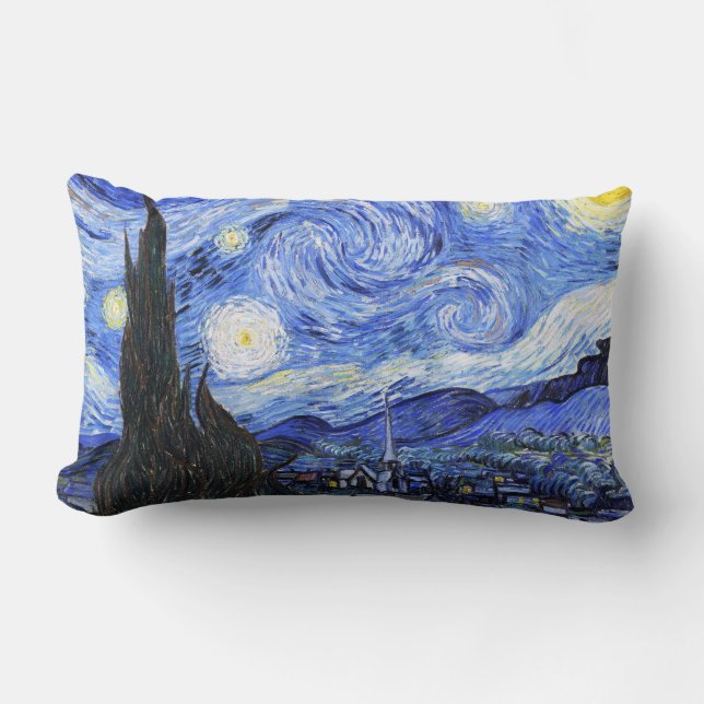 De Sterrennacht van Van Gogh Kussen (Voorkant)