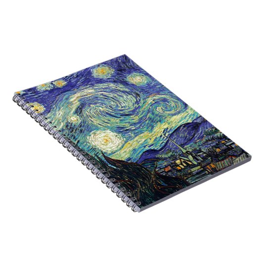 De sterrennacht van Van Gogh Notitieboek (Rechterzijde)