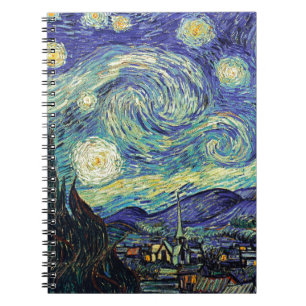 De sterrennacht van van Gogh Notitieboek