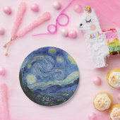 De Sterrennacht van Van Gogh Papieren Bordje (Feest)