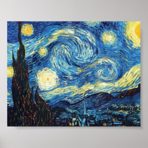 De Sterrennacht van Van Gogh Poster