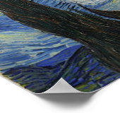 De sterrennacht van Van Gogh Poster (Hoek)
