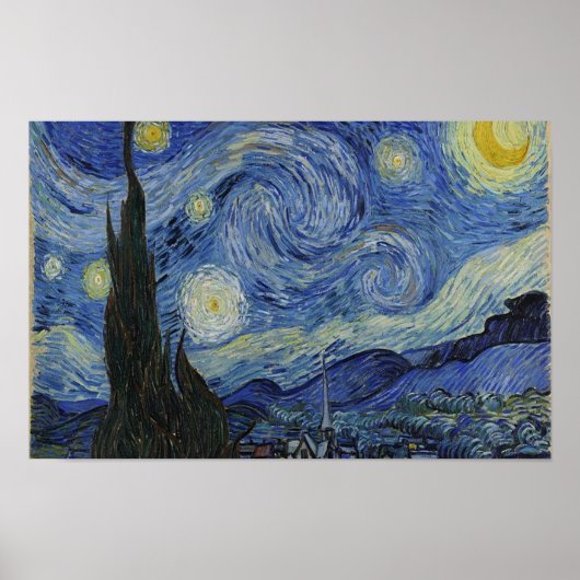 De sterrennacht van Van Gogh Poster (Voorkant)