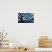 De sterrennacht van Van Gogh Poster (Keuken)
