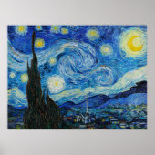 De sterrennacht van Van Gogh  Poster (Voorkant)