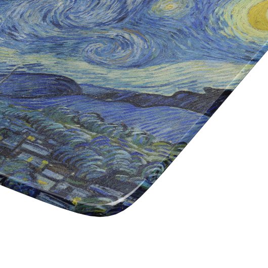 De Sterrennacht van Van    GoghCutting Board Snijplank (Hoek)