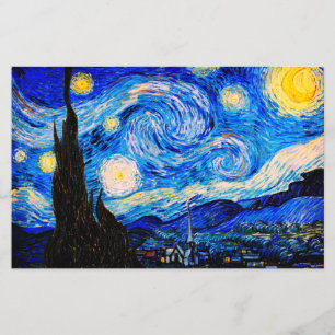 De Sterrennacht van Vincent Van Gogh